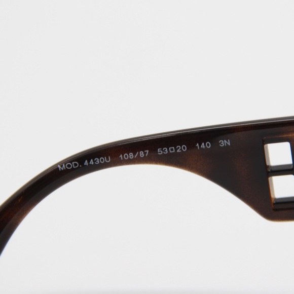 NEW VE4430U 108/87 UNISEX SUNGLASSES VERSACE MOD 4430-U HAVANA VERSACE VE4430 - Picture 10 of 11